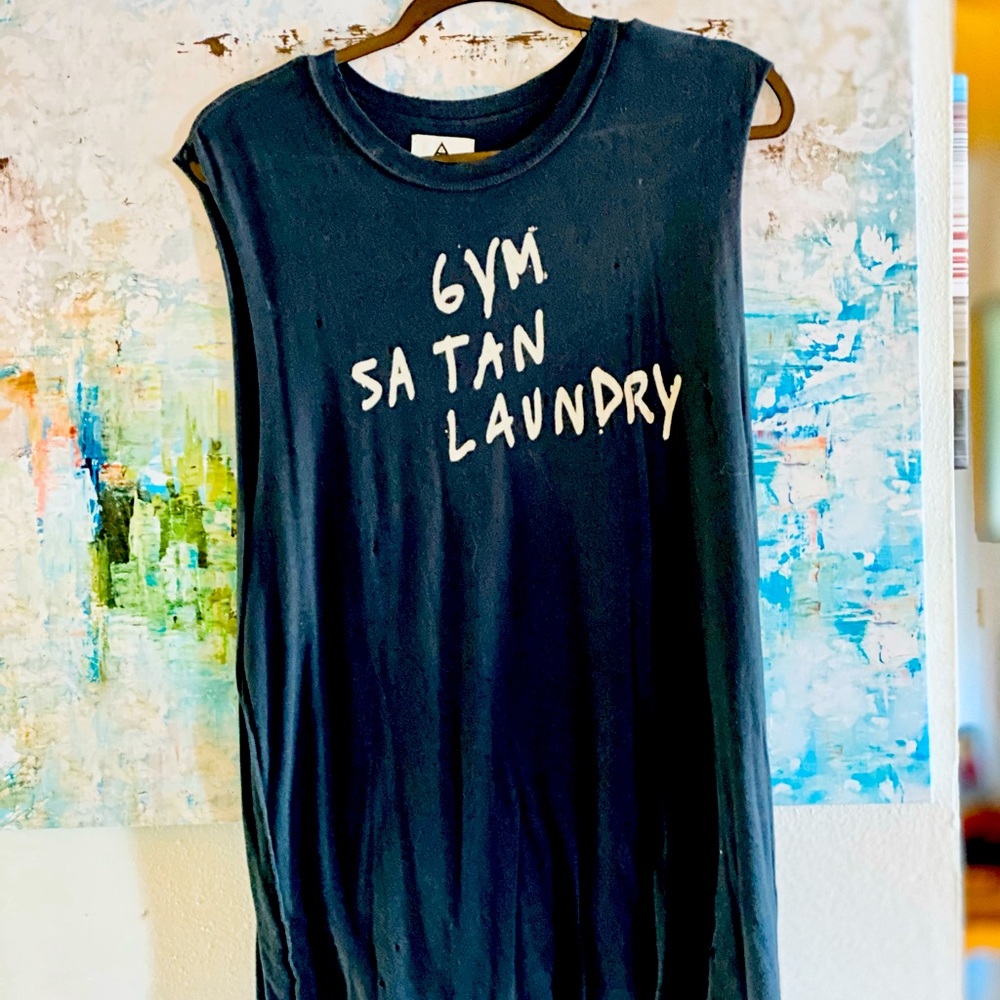 RARE UNIF Gym Satan Laundry Muscle Tee - XL